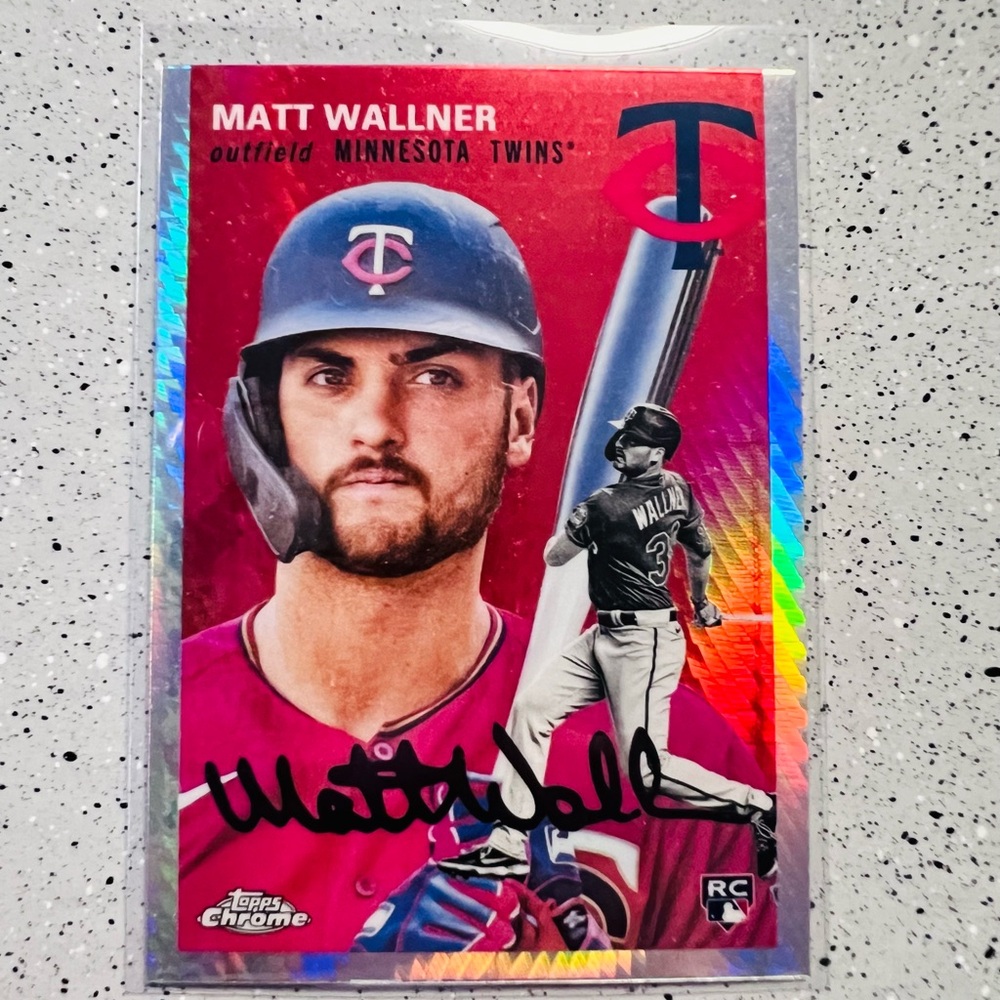 2023 Topps Chrome Platinum Prism Refractor Matt Wallner 111 Minnesota Twins NM💎